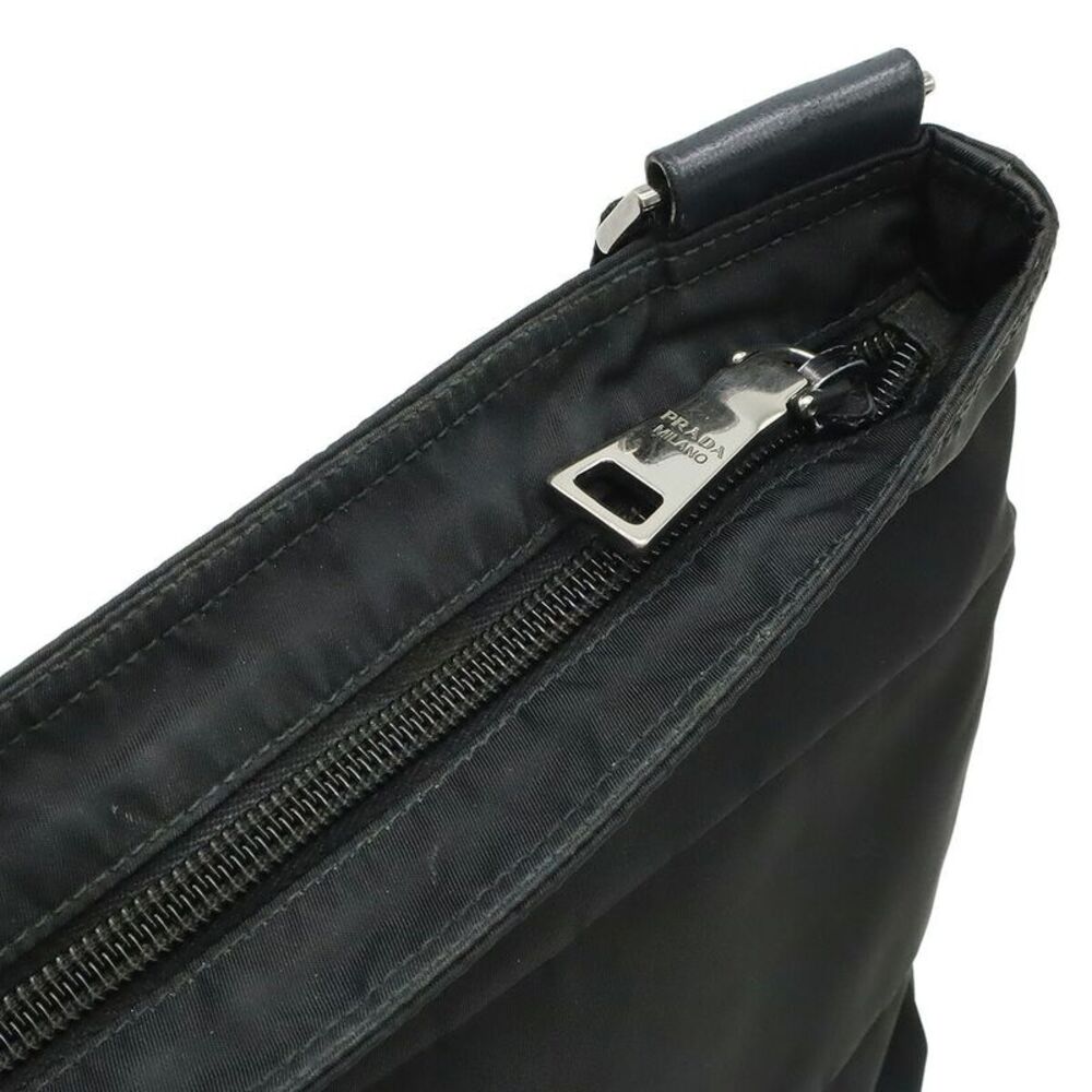 Prada BT0741 Nylon Leather Shoulder Bag - Picture 5 of 7